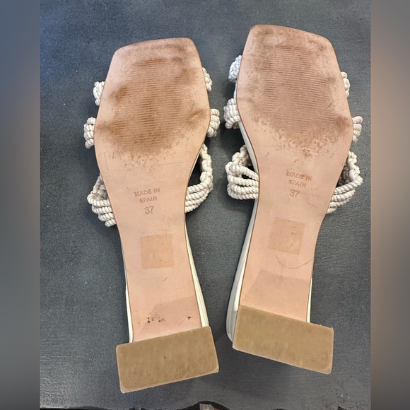 Angel Alarcon Woven Kitten Heel Size 37 - Picture 3 of 5